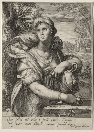 Heroines of the New Testament: The Woman of Samaria by Jan Saenredam