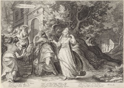 Five Foolish Virgins Not Received by the Bridegroom by Jan Saenredam