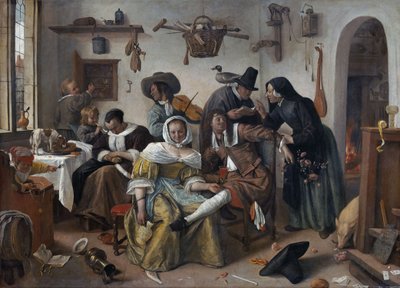 Beware of Luxury by Jan Steen