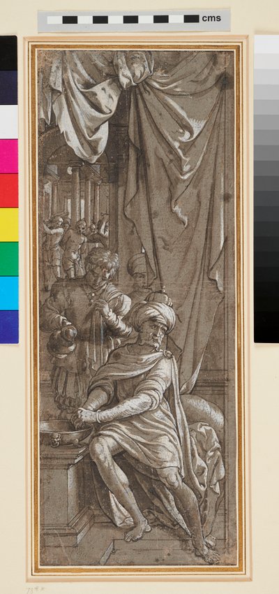 Pontius Pilate Washing His Hands by Jan Swart Van Groningen