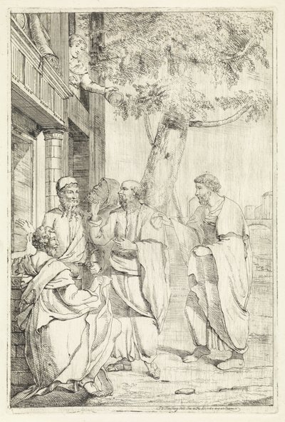Socrates and Xanthippe by Jan Tersteeg