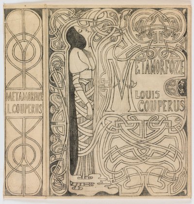 Cover Design for: Louis Couperus, Metamorphosis, 1897 by Jan Toorop