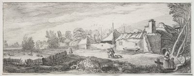 Landscape with a Farm by Jan Van de Velde