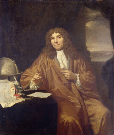 Portrait of Anthonie van Leeuwenhoek by Jan Verkolje