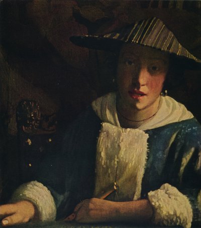 Young Girl with a Flute, 1665-1675 by Jan Vermeer van Delft