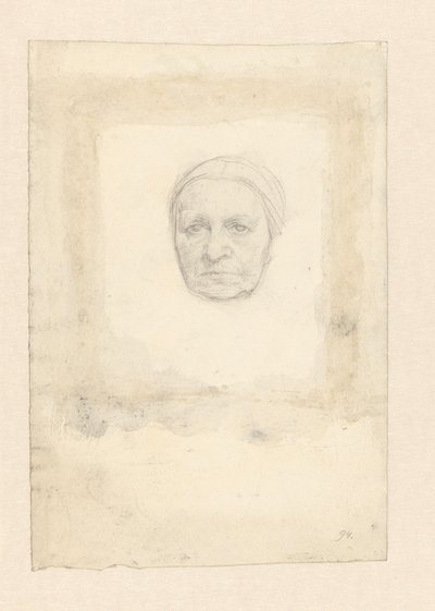 Portrait of Mrs. Anna Cornelia Veth-Giltay by Jan Veth