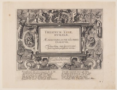 Frontispiece, from Theatrum Vitae Humanae (The Ages of Man) by Jan Wierix