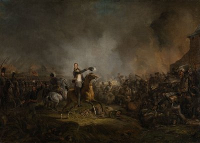 The Prince of Orange at Quatre-Bras, June 16, 1815 by Jan Willem Pieneman