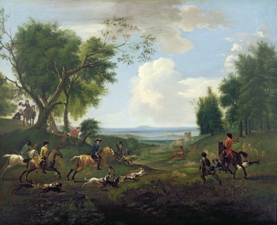 Hunting Scene by Jan Wyck