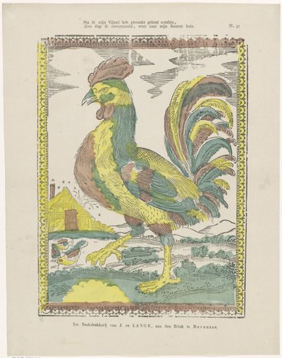 Now That I Have Made My Enemy Completely Confused / So I Tirelessly Step / Back to My Farmhouse by Jan de Lange (II)