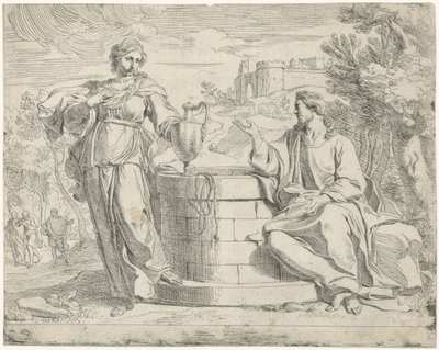 Christ and the Samaritan Woman by Jan de Pape (rejected attribution)