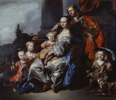Portrait of a Dutch Family by Jan or Joan van Noordt