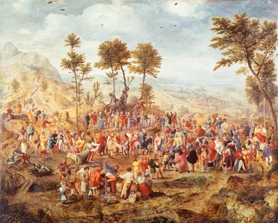 Christ Entering Jerusalem by Jan van Amstel