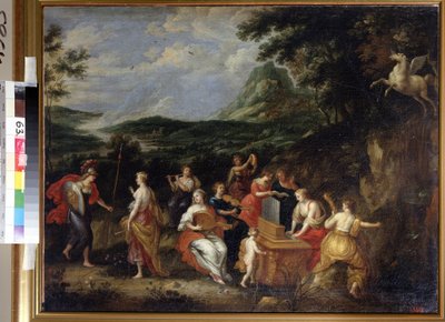 Pallas Athena and Muses by Jan van Balen