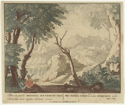Shepherd and Shepherdess Resting by a Tree (Scenes from Virgil