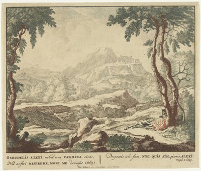 Landscape with Two Shepherds by a Tree (Scenes from Virgil