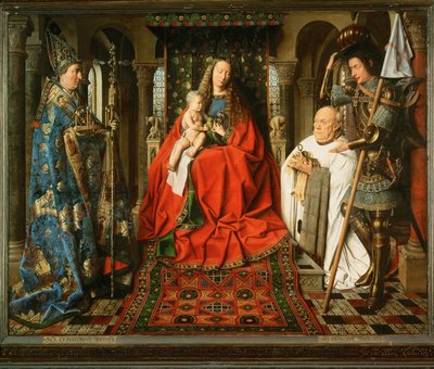 Madonna Adored by the Canonicus Van der Paele by Jan van Eyck