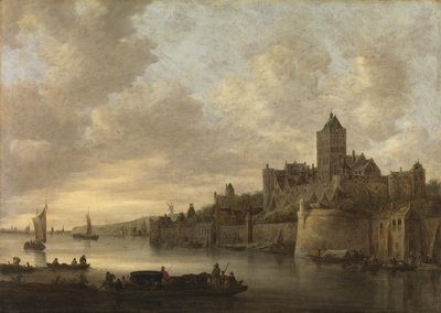 The Valkhof in Nijmegen by Jan van Goyen