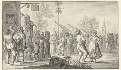 Village Fair by Jan van Goyen