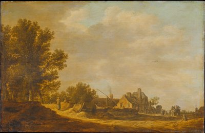 Landscape with Tavern by Jan van Goyen