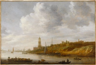 Crossing the Rhine at Rhenen by Jan van Goyen