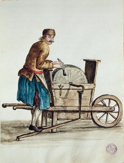 Venetian Knifegrinder by Jan van Grevenbroeck