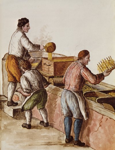 Venetian Wax Refinery by Jan van Grevenbroeck
