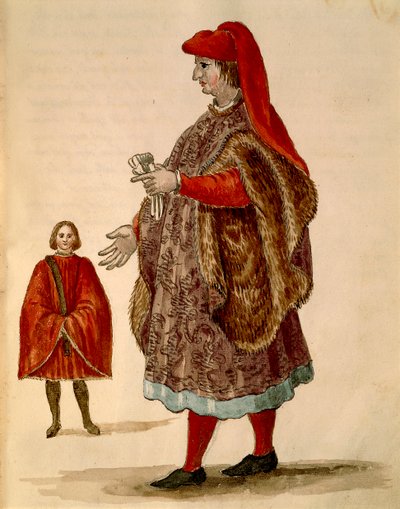 Venetian senator wearing "Dogalina" by Jan van Grevenbroeck