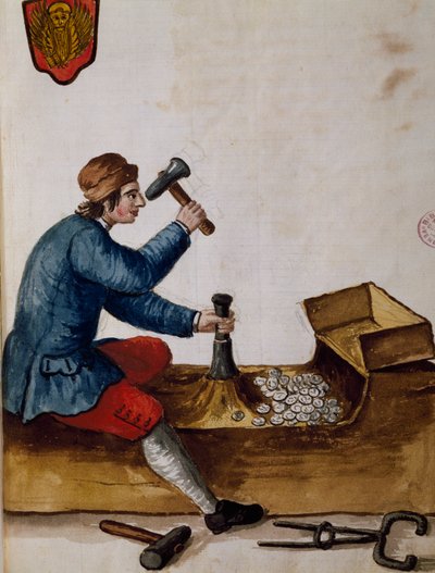 Worker at mint by Jan van Grevenbroeck