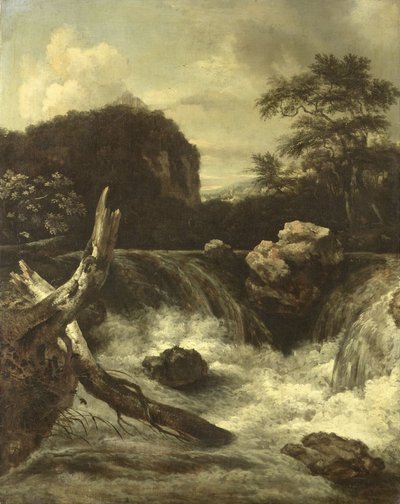 A Waterfall by Jan van Kessel