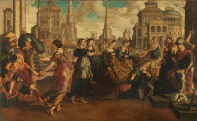 Solomon and the Queen of Sheba by Jan van Scorel (circle of)