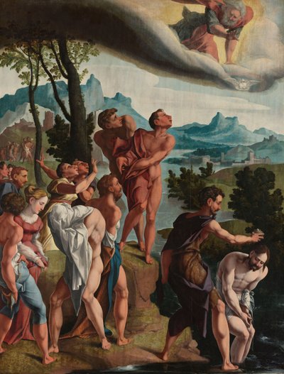 The Baptism of Christ by Jan van Scorel