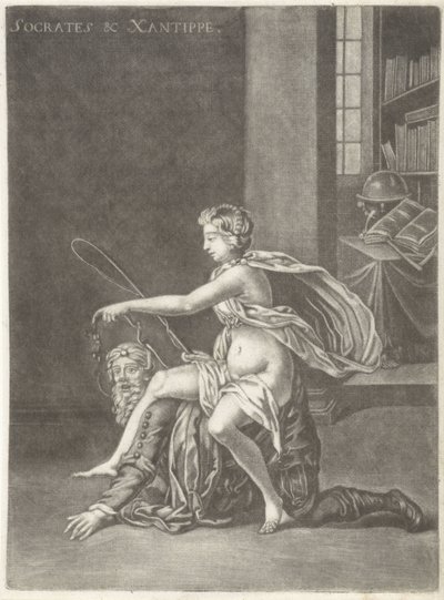 Socrates Mocked by His Wife (Socrates & Xantippe) by Jan van Somer
