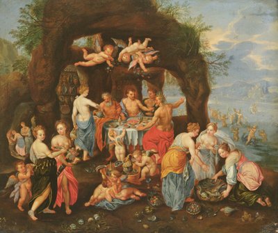 The Feast of the Gods by Jan van and Balen, Hendrik van Kessel