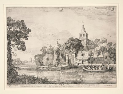 Spring, from a series of the four seasons by Jan van de Velde II