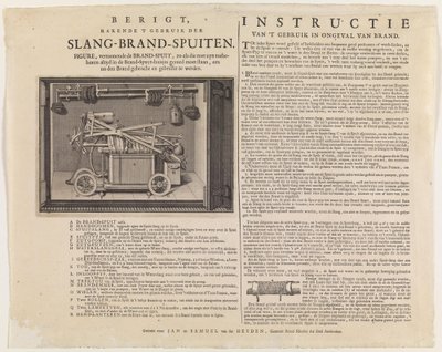 Instructions for the Use of Fire Hose by Jan van der Heyden
