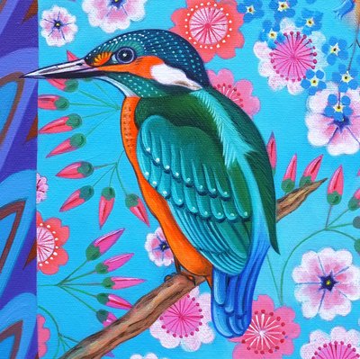 Kingfisher, 2016 by Jane Tattersfield
