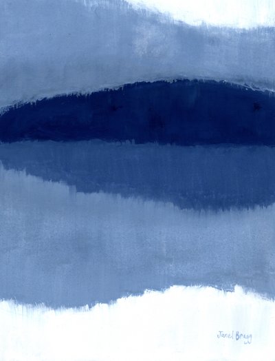 Abstract with San Juan Islands by Janel Bragg