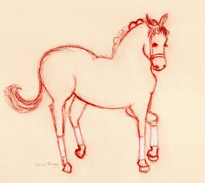 Horse Dancing at the Parade by Janel Bragg