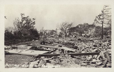 Aftermath of the Great Kanto Earthquake, Japan, 1923 by Japanese Photographer
