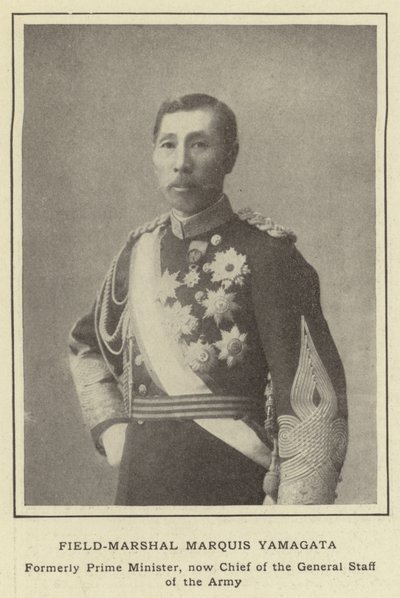 Field-Marshal Marquis Yamagata, Formerly Prime Minister, now Chief of the General Staff of the Army by Japanese Photographer