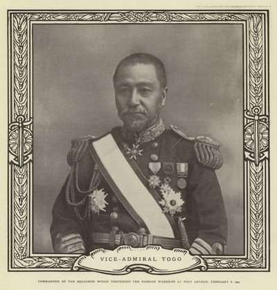 Vice-Admiral Togo by Japanese Photographer