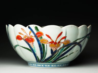 Bowl with Fluted Sides and a Scalloped Rim, Ko-Imari Ware, c.1770-20 by Japanese School