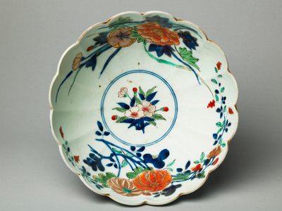 Bowl with Fluted Sides and a Scalloped Rim, Ko-Imari Ware, c.1770-20 by Japanese School