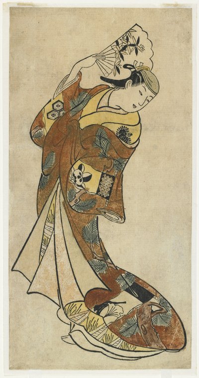 Fujimura Handay? II in a Dance Scene by Japanese School