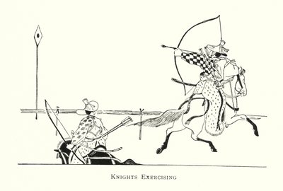 Knights Exercising by Japanese School