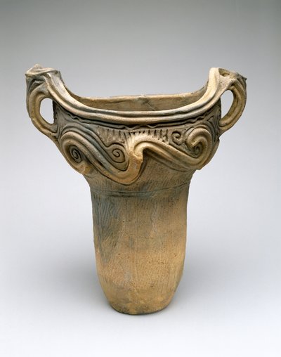 Pot with Whorl Design by Japanese School