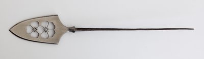 Yanone (Arrowhead) of Flat Type with Pierced Design of Cherry Blossoms by Japanese School