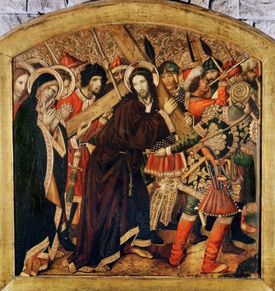 Christ Carrying the Cross by Jaume Huguet