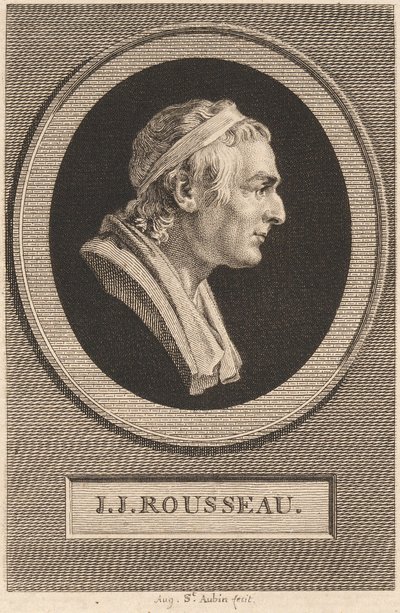 Jean-Jacques Rousseau by Jean-Antoine Houdon